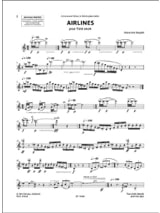 Airlines - Alexandre Desplat - Partition - Flûte traversière